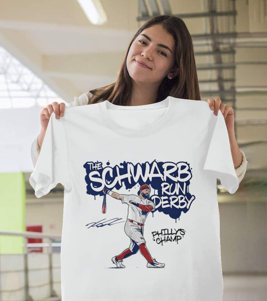 The Schwarb Run Derby Philly's Champ Baseball T-Shirt