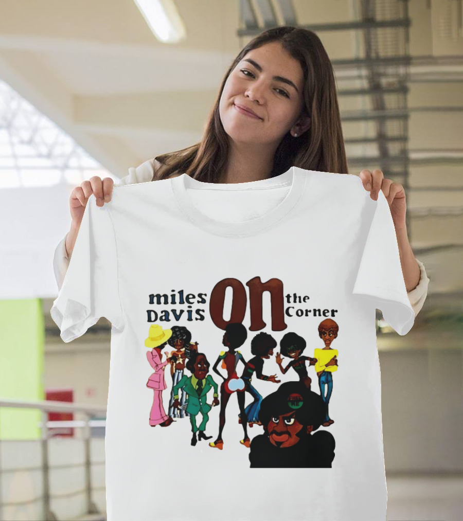 Miles Davis On The Corner Album Characters T-Shirt