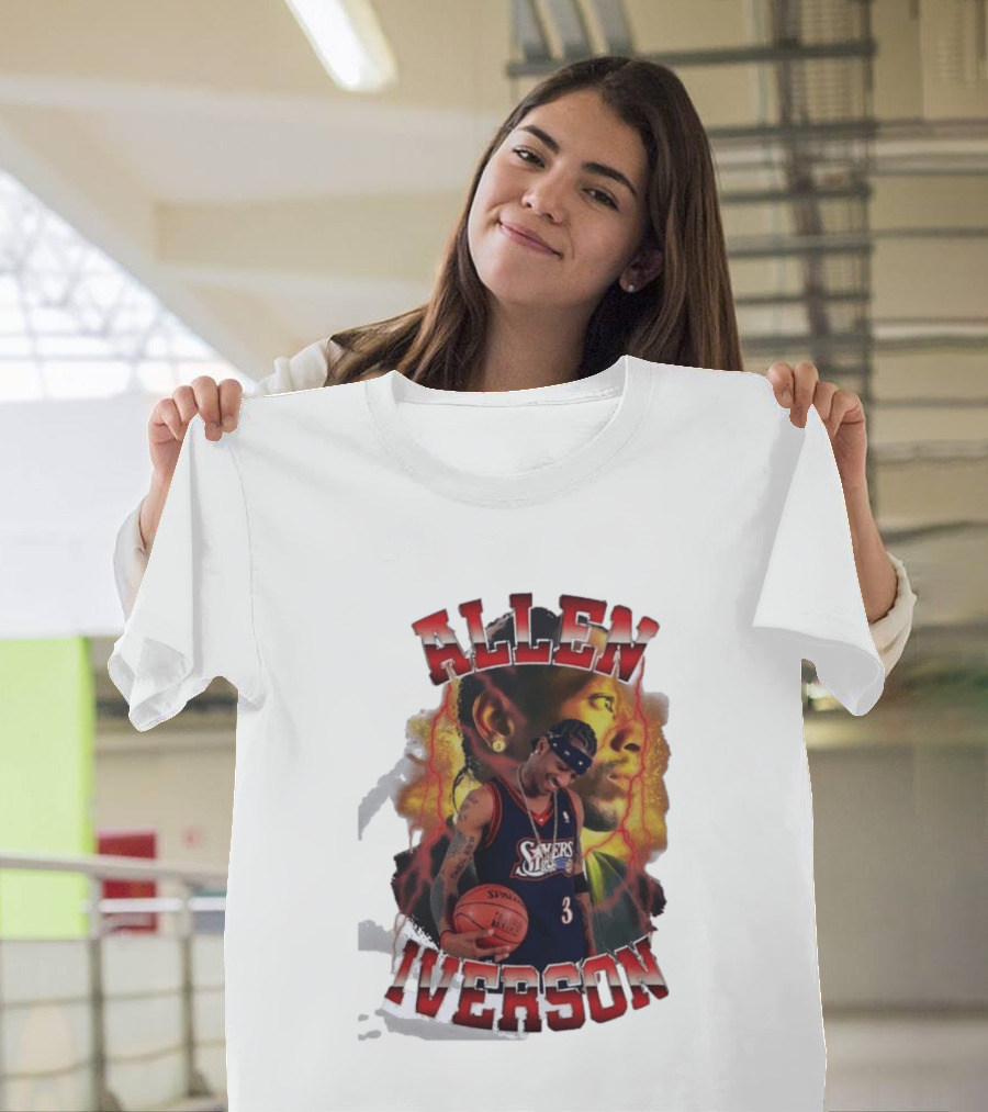 Allen Iverson Philadelphia 76ers Basketball Legend T-Shirt