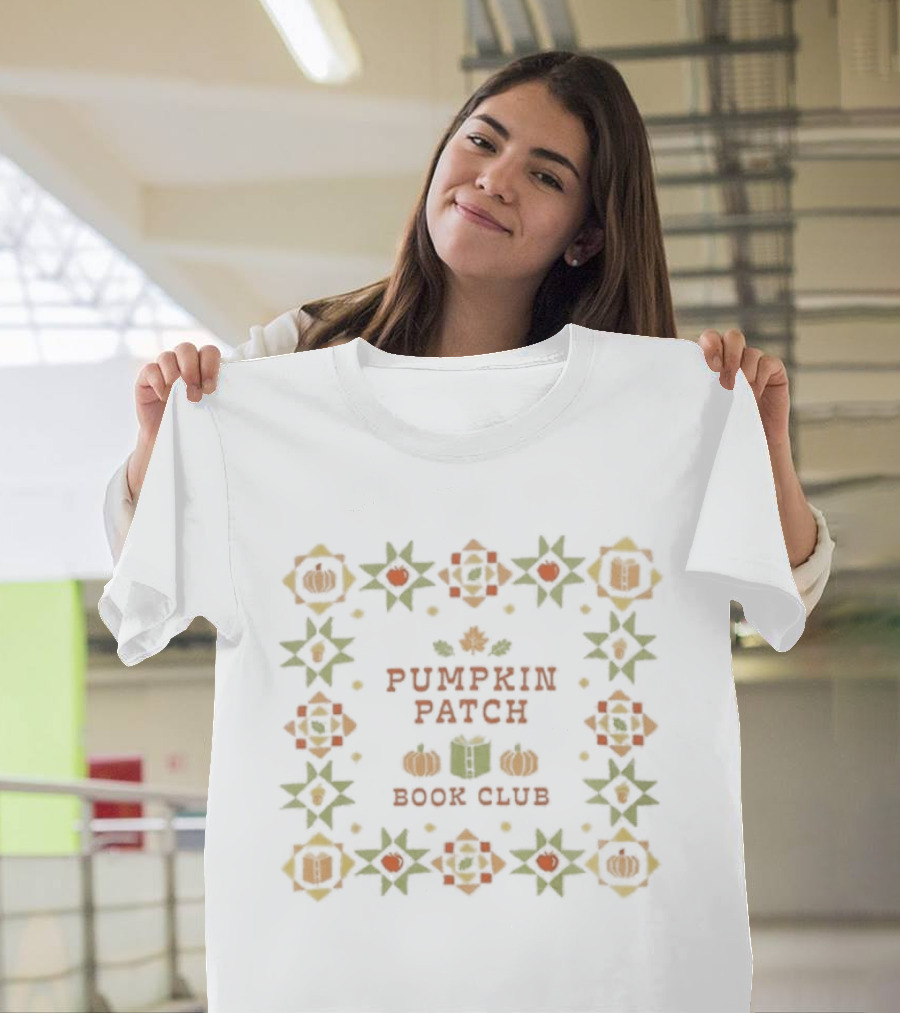 Pumpkin Patch Book Club Autumn Festival Reading Gathering T-Shirt