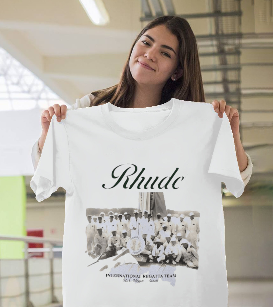 Rhude International Regatta Team US Virgin Islands Crew Photo T-Shirt