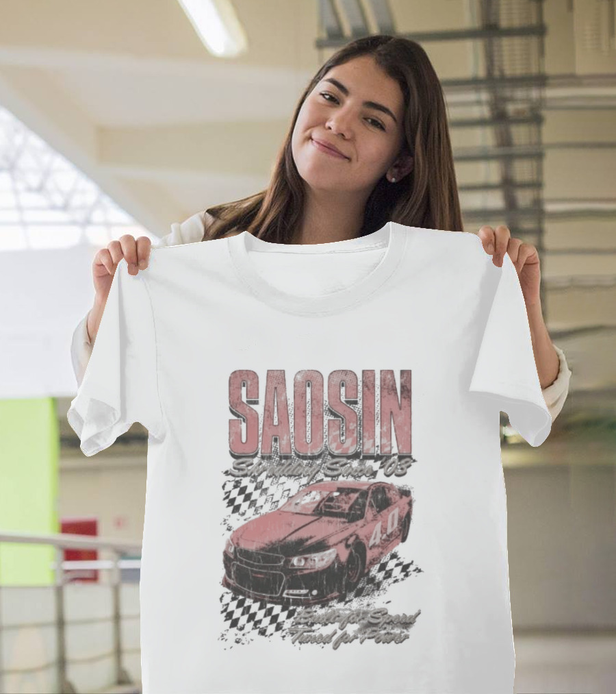 Saosin Built For Speed Turned For Power Shredding Since 2003 T-Shirt