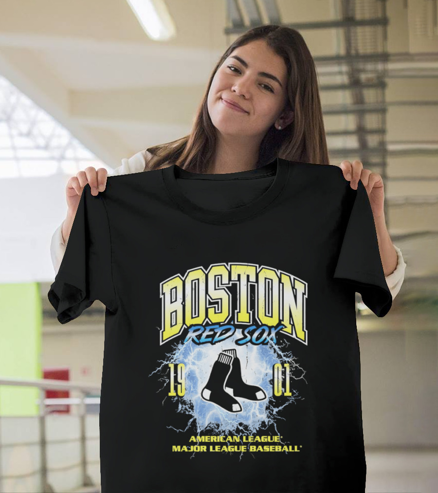 Boston Red Sox 1901 American League Major League Baseball Vintage Retro Sox T-Shirt