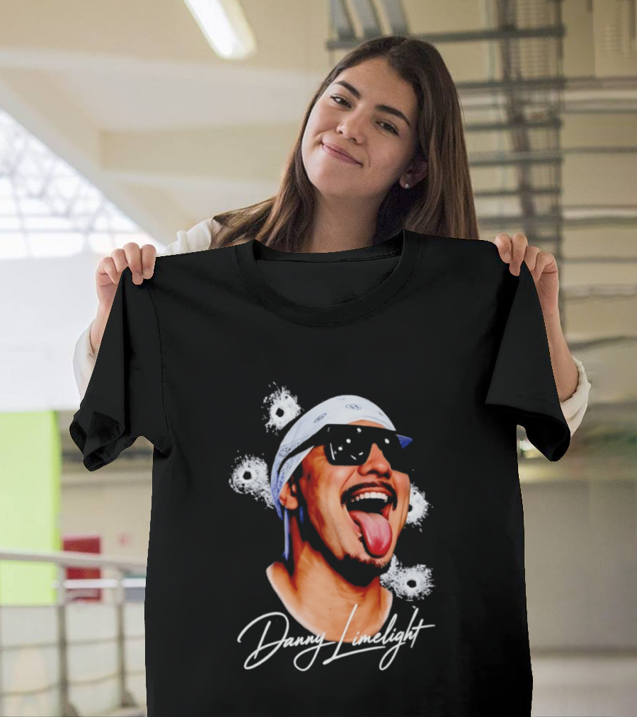 Danny Limelight Swag Bullet Holes Bandana Tattoo T-Shirt