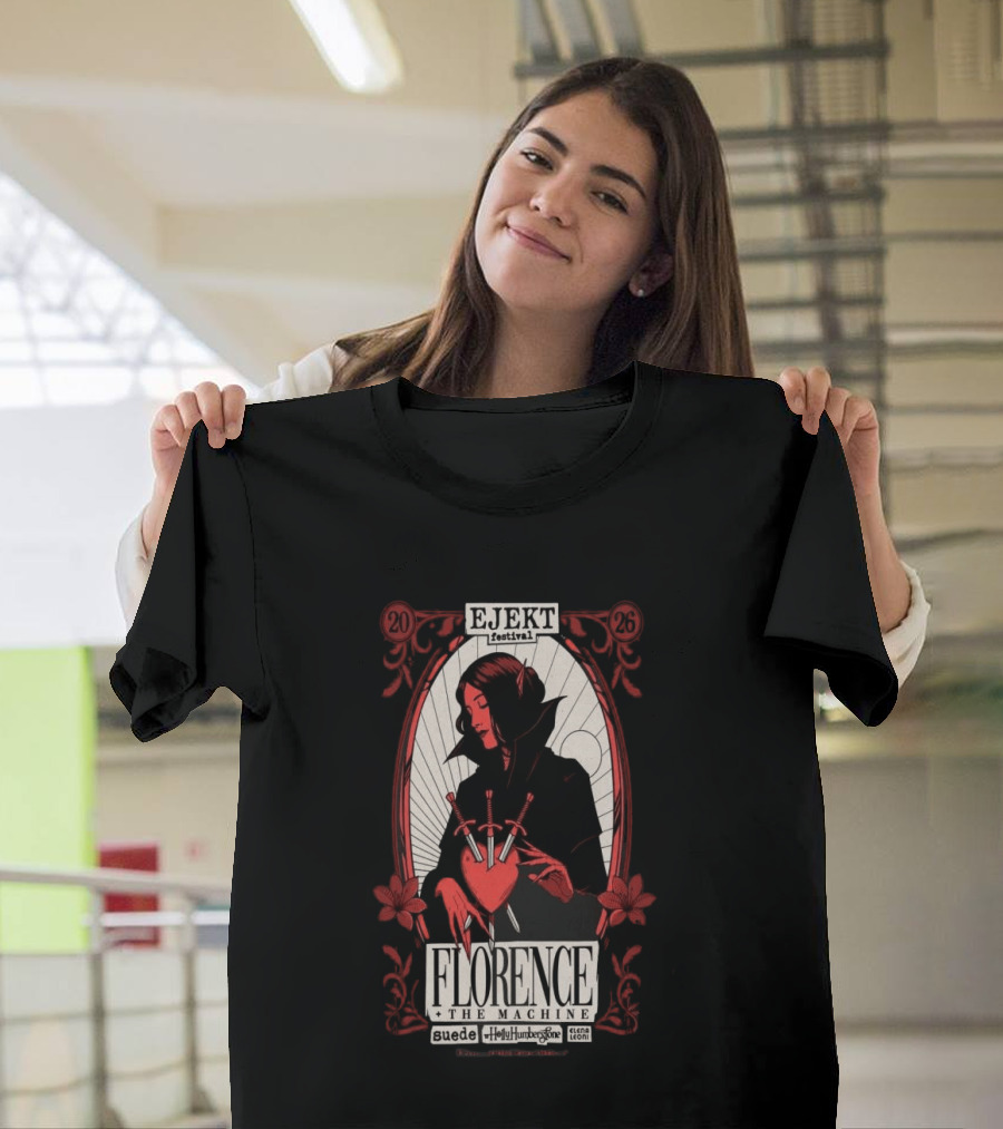Ejekt Festival Florence The Machine Suede Holly Humberstone 2026 T-Shirt