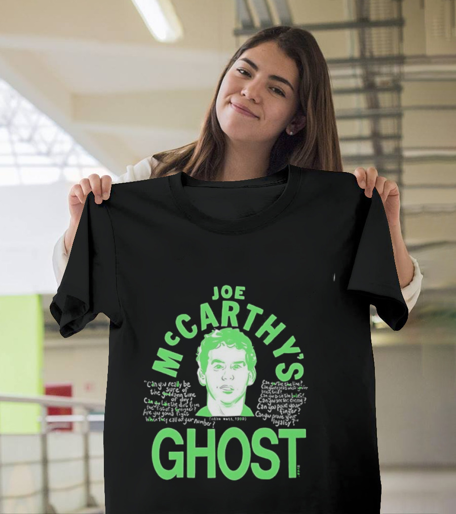 Joe McCarthy's Ghost Mike Watt 1980 Minutemen Punk Rock T-Shirt