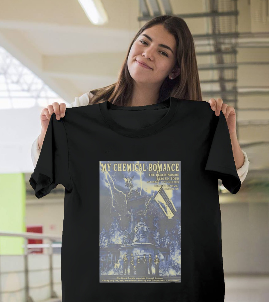 My Chemical Romance Black Parade 2026 UK Tour Wembley Stadium London T-Shirt