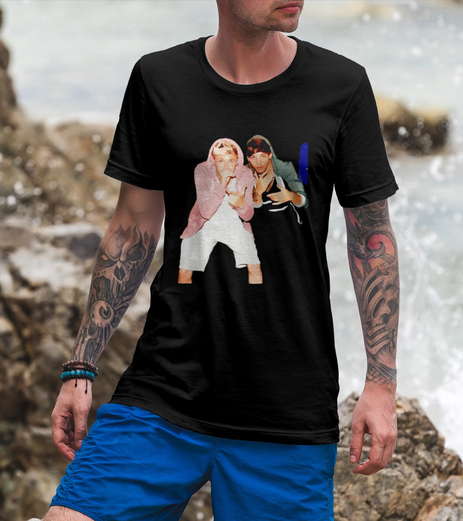 Niall Horan Louis Tomlinson One Direction Pose T-Shirt