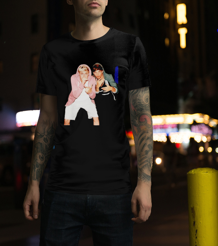 Niall Horan Louis Tomlinson One Direction Pose T-Shirt