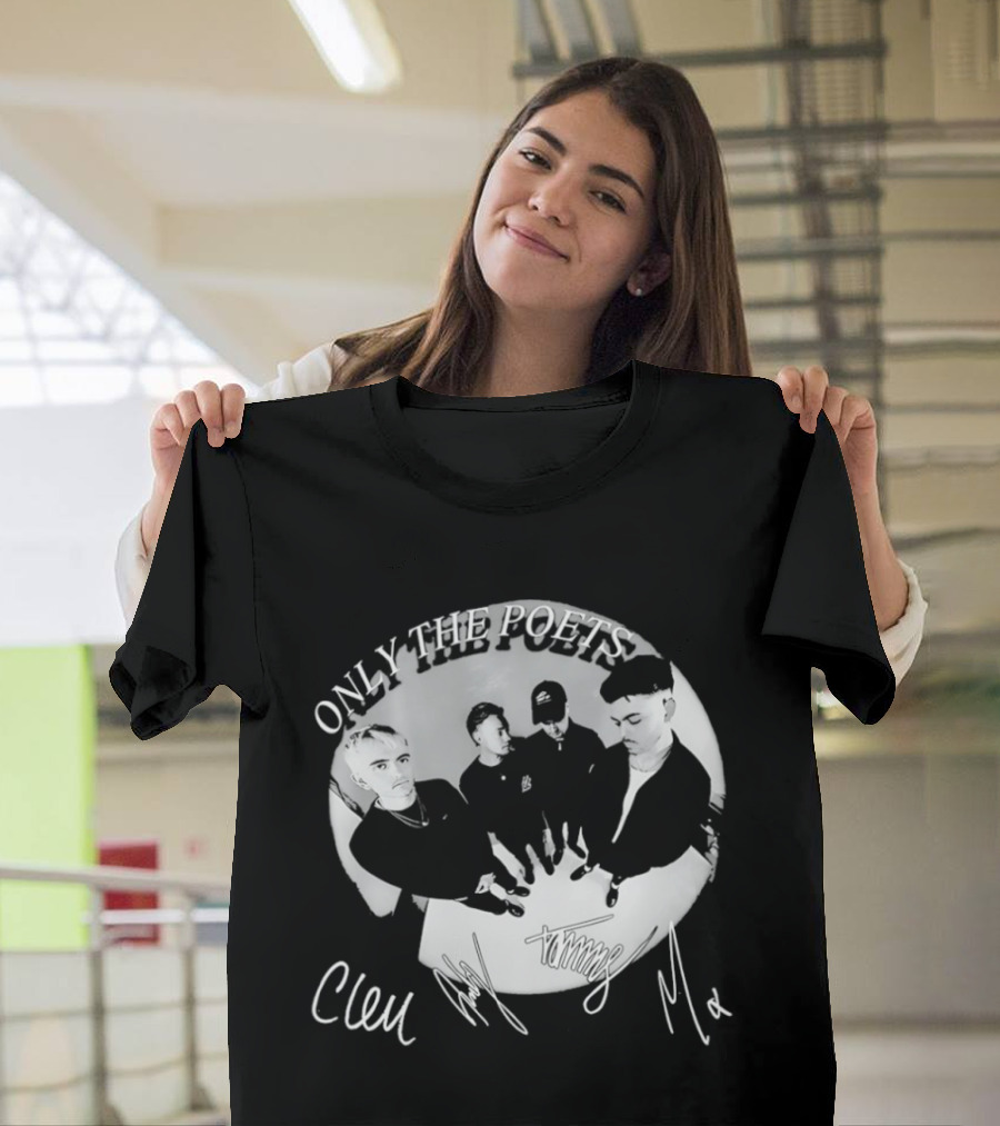 Only The Poets Band Clem Signature Autograph T-Shirt