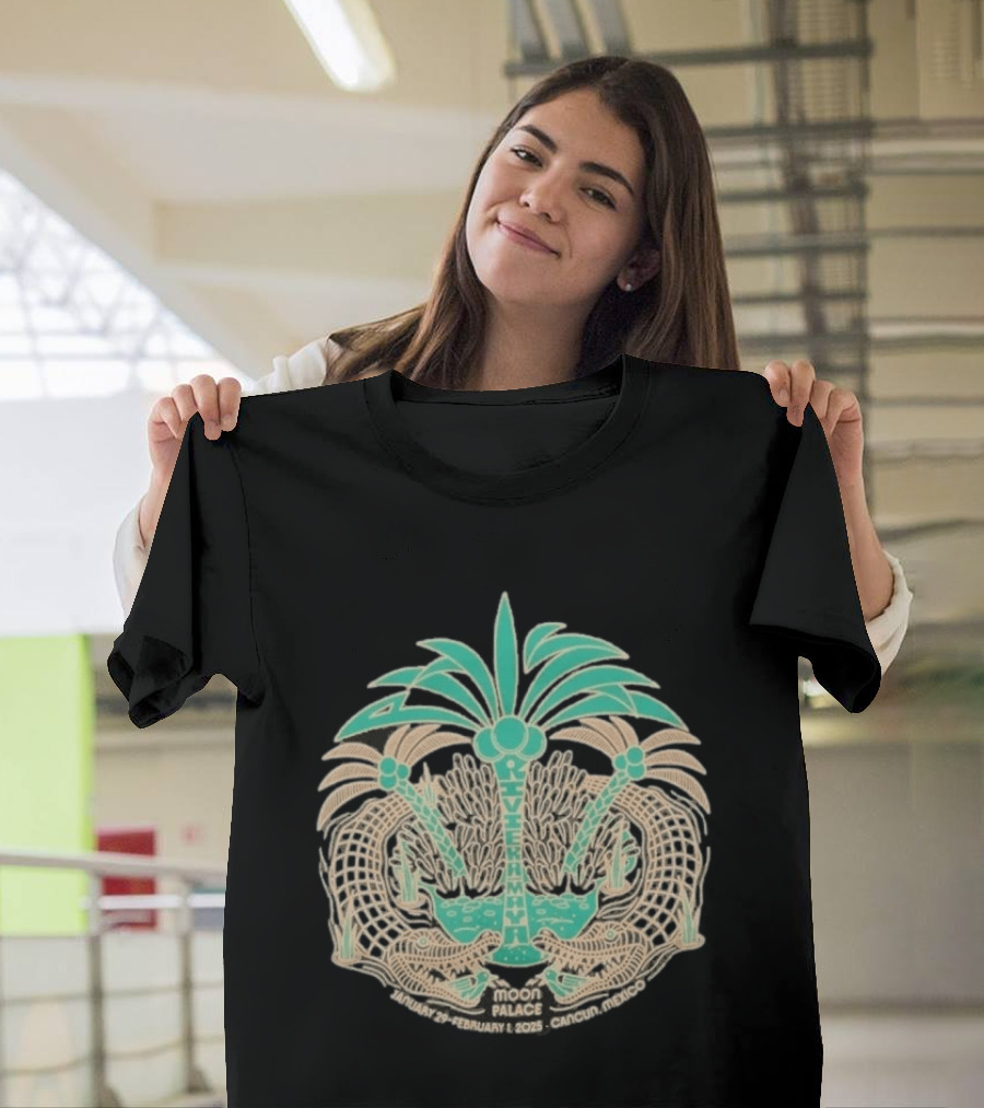 Phish Riviera Maya Moon Palace January 2025 Cancun Mexico Coconut Gators T-Shirt