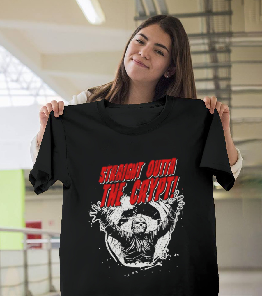 Straight Outta The Crypt Horror Zombie T-Shirt
