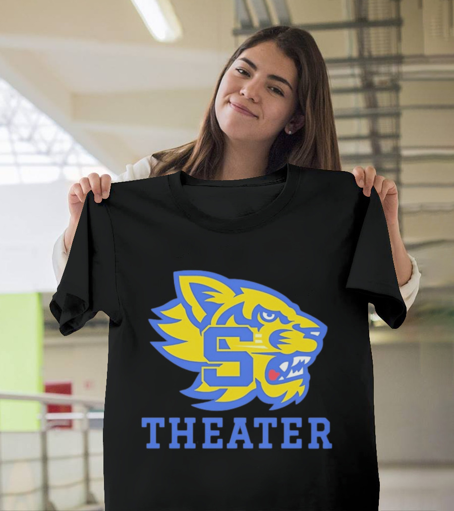 Sweetwater High School Theater Wildcat Head S T-Shirt
