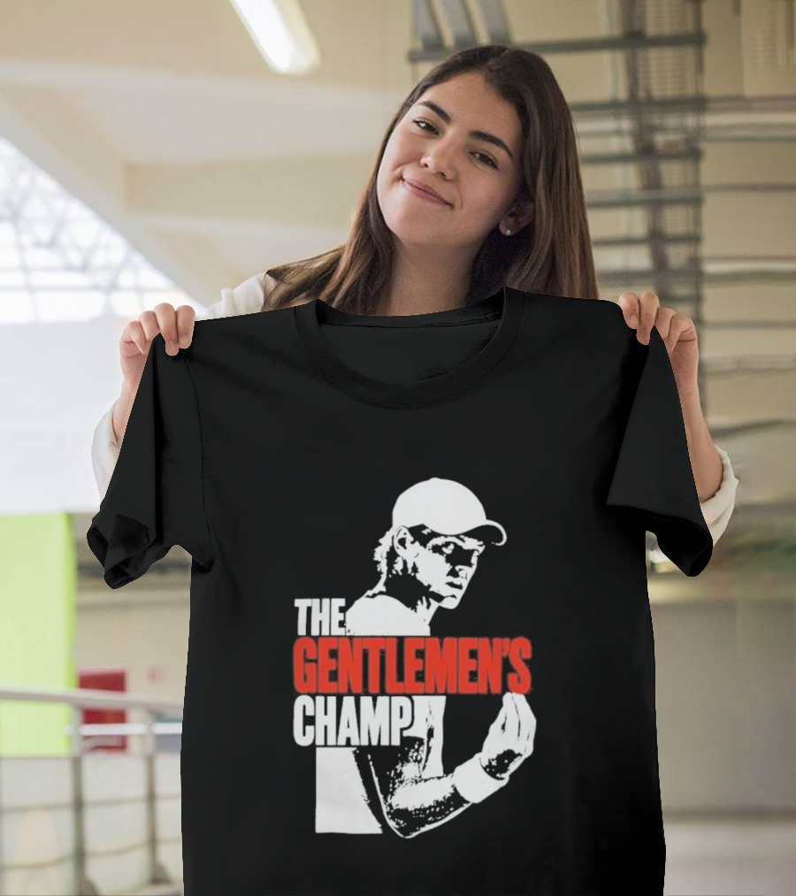 The Gentlemen's Champ Jannik Sinner Italian Gesture T-Shirt