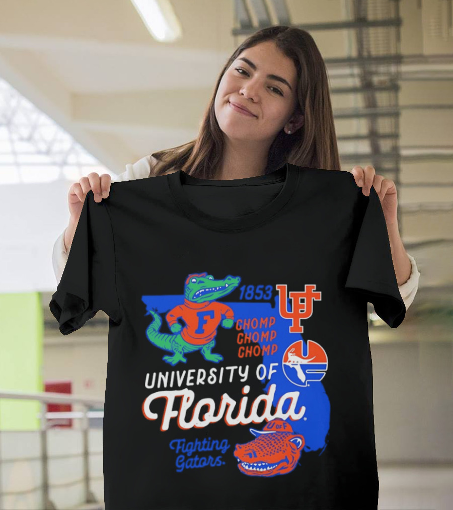 University Of Florida Fighting Gators Chomp Chomp Chomp 1986 U Of F T-Shirt