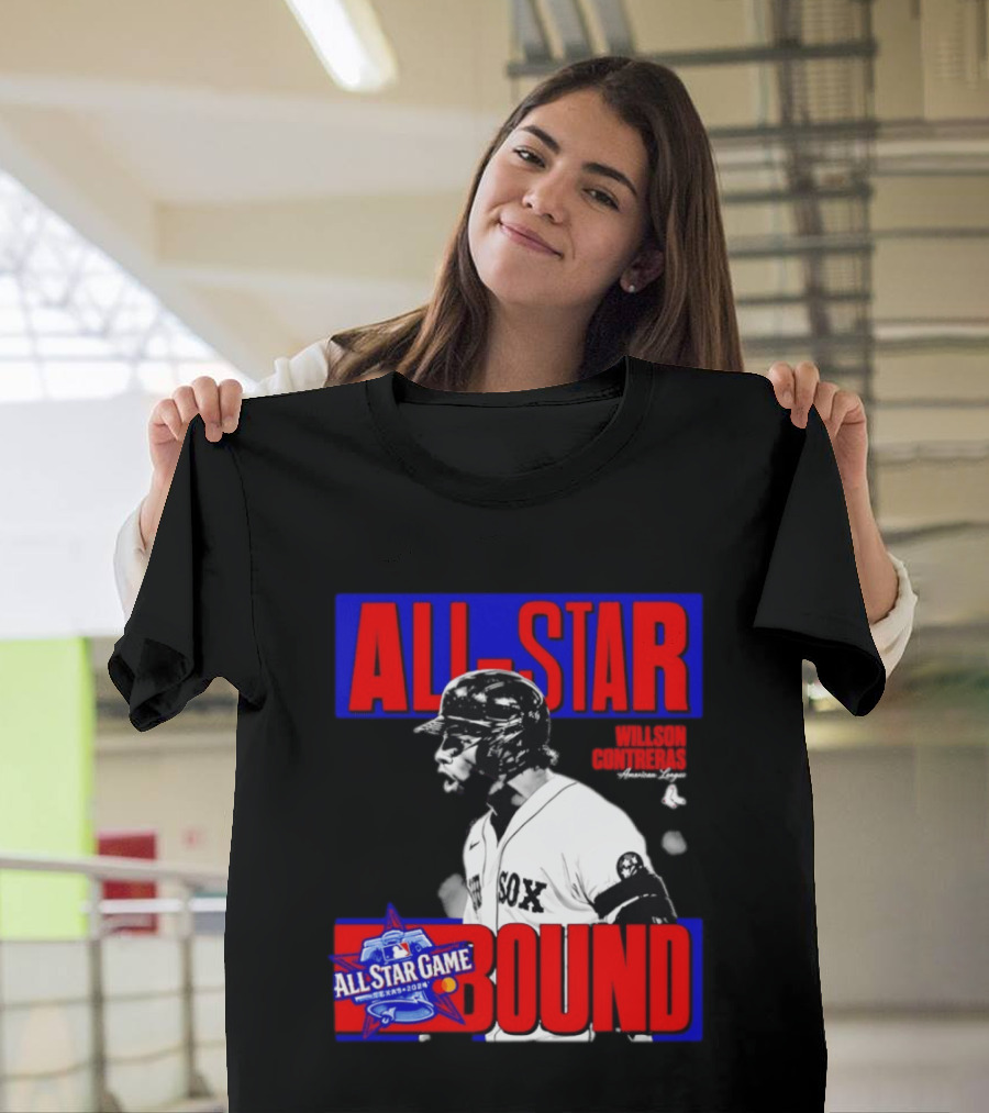 All Star Bound 2024 Willson Contreras Texas American League T-Shirt