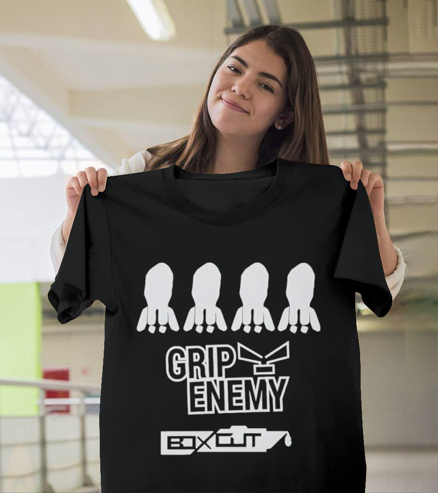 Grip Enemy Box Cut Urban Streetwear Octopus T-Shirt