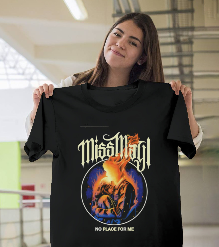 Miss May I No Place For Me Metalcore Band Fiery Circle T-Shirt