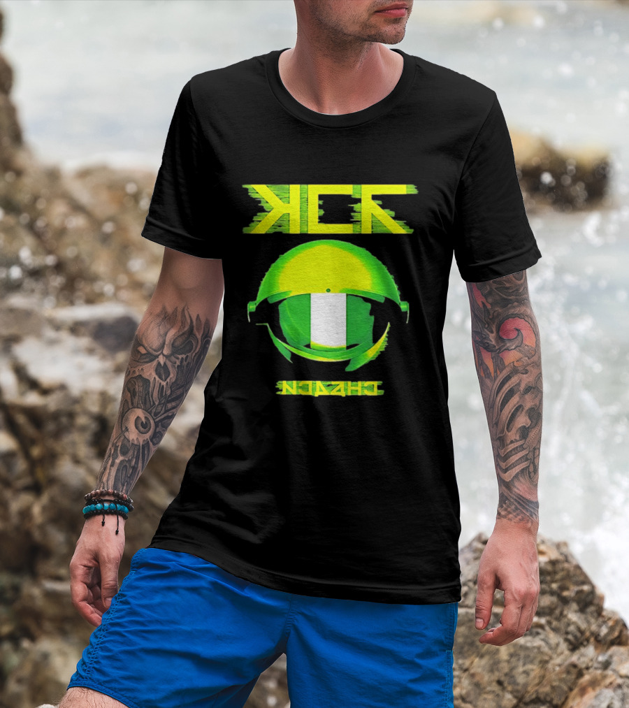 Nigeria Kick Astronaut Helmet Space Nigerian Flag T-Shirt