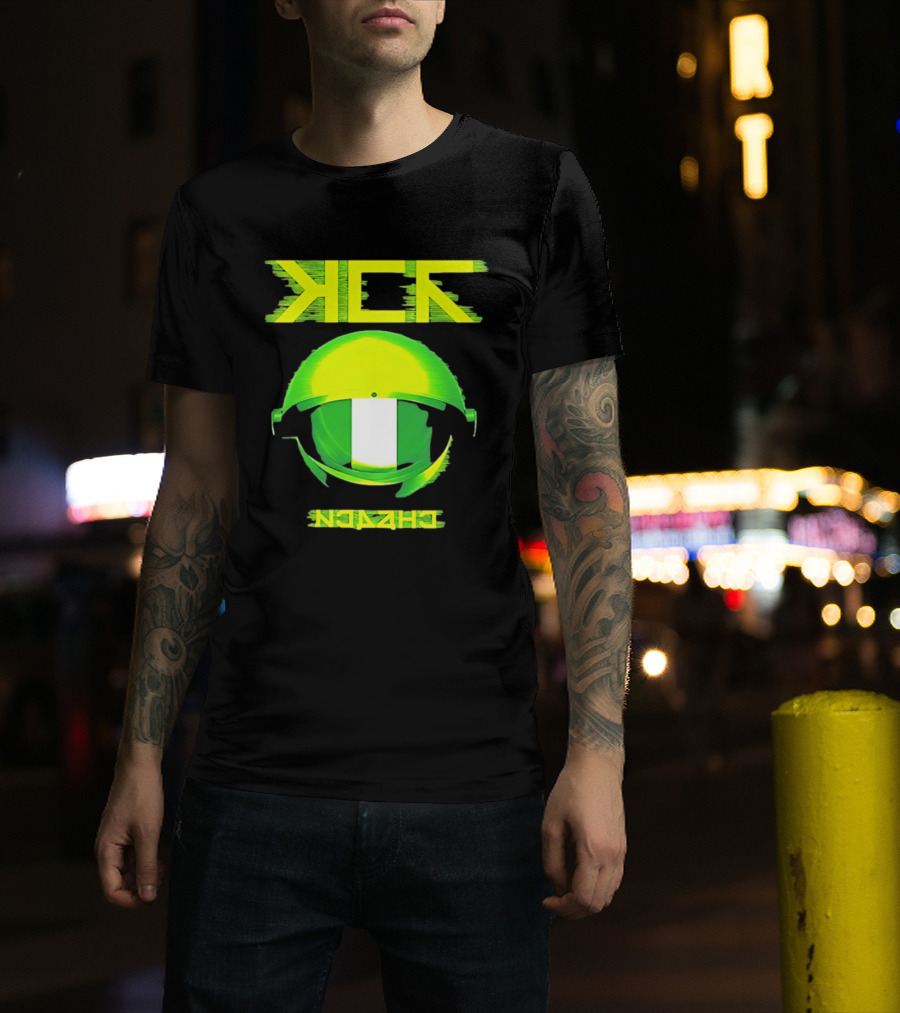 Nigeria Kick Astronaut Helmet Space Nigerian Flag T-Shirt