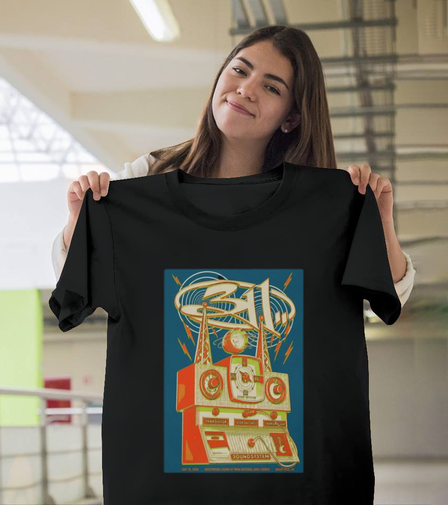 311 Grantville PA July 25 2026 Hollywood Casino Sound System T-Shirt