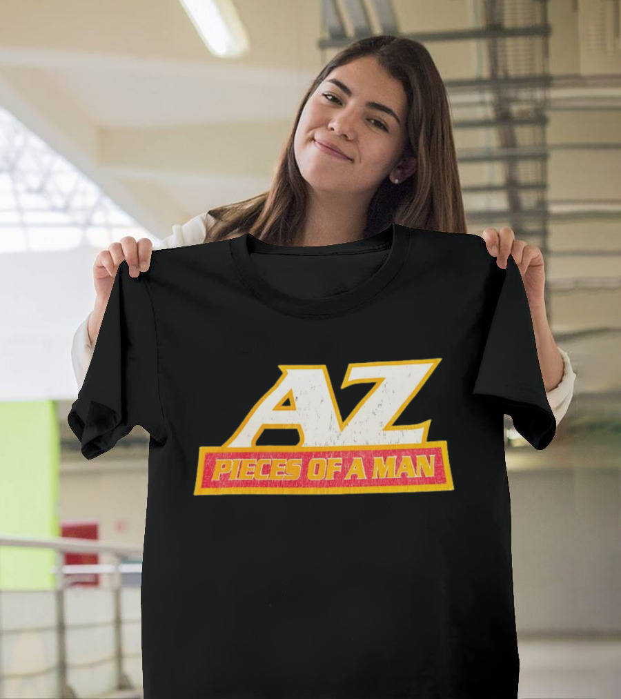 AZ Pieces Of A Man Distressed Hip Hop 90s Rap T-Shirt