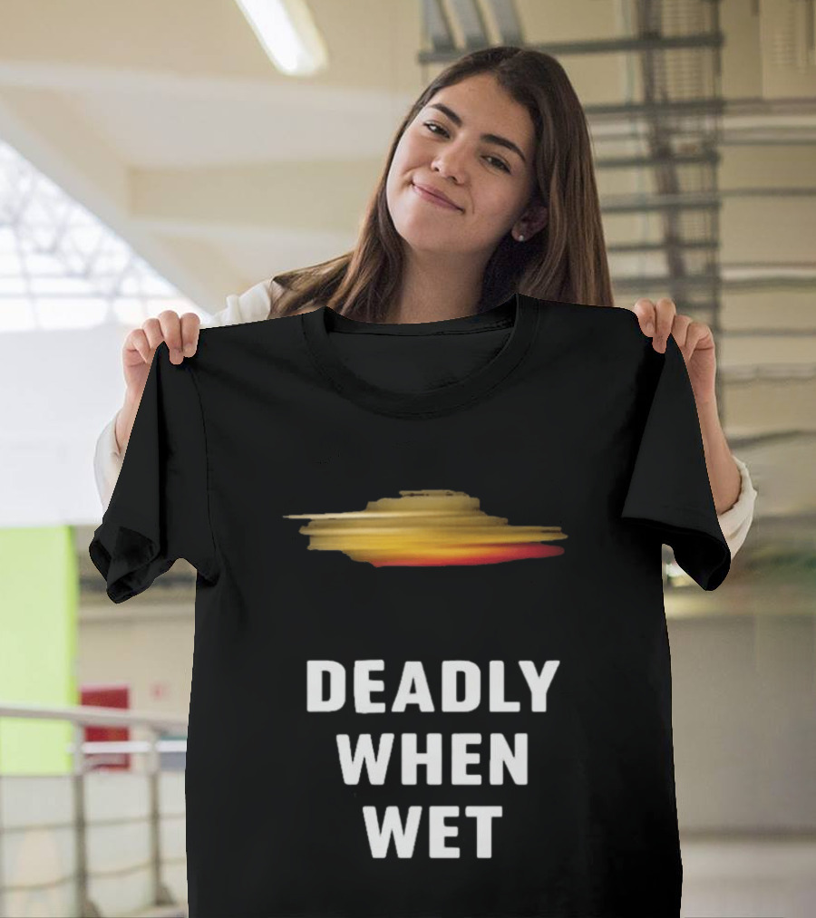 Deadly When Wet UFO Saucer Vortex T-Shirt
