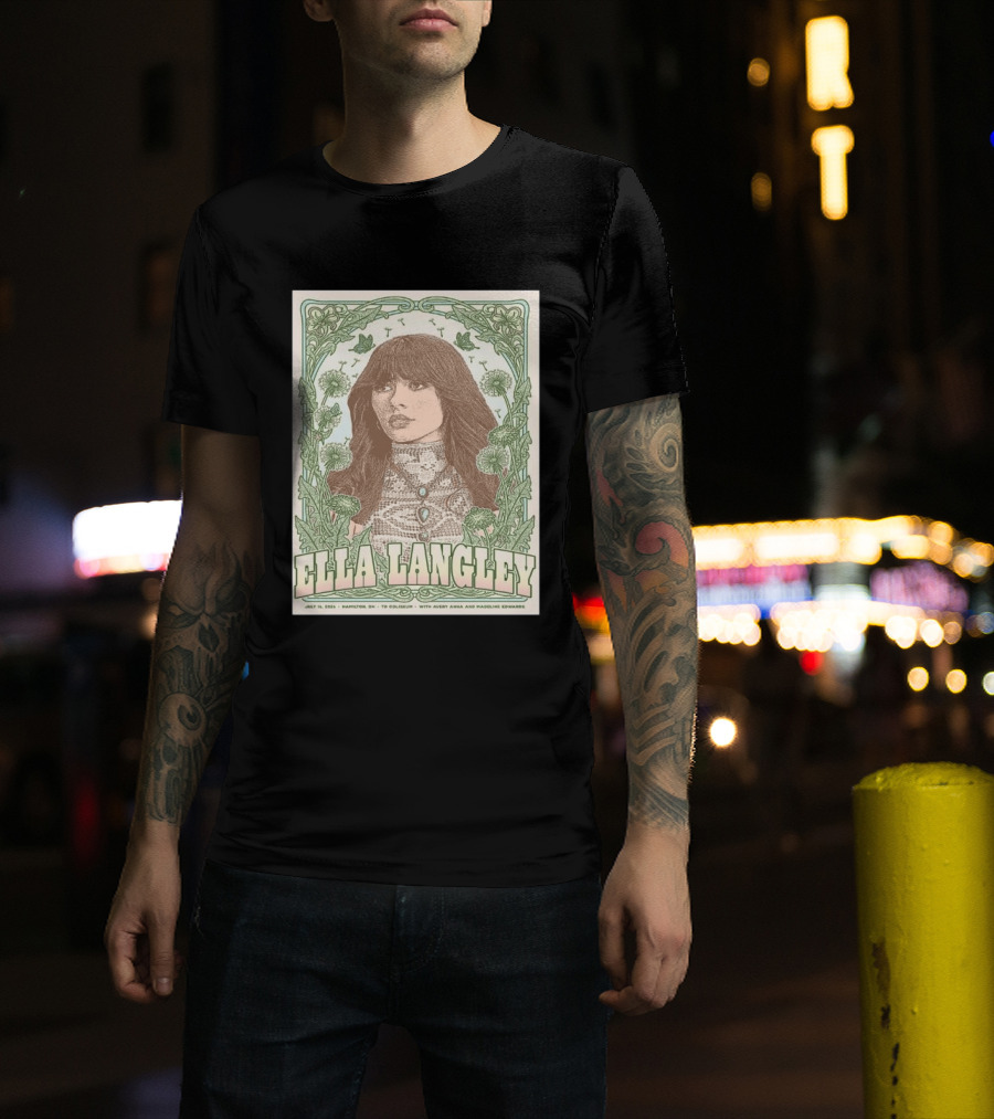 Ella Langley July 16 2026 Hamilton TD Coliseum With Avery Anna Madeline Edwards T-Shirt