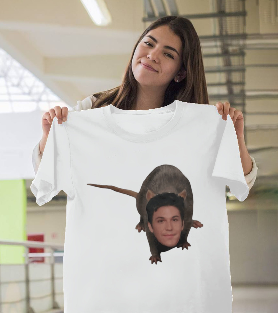 Ben Affleck Rat Meme Face Mashup T-Shirt