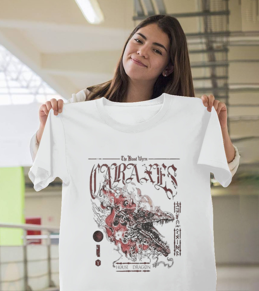 Caraxes House Of The Dragon The Blood Wyrm Fantasy Beast T-Shirt