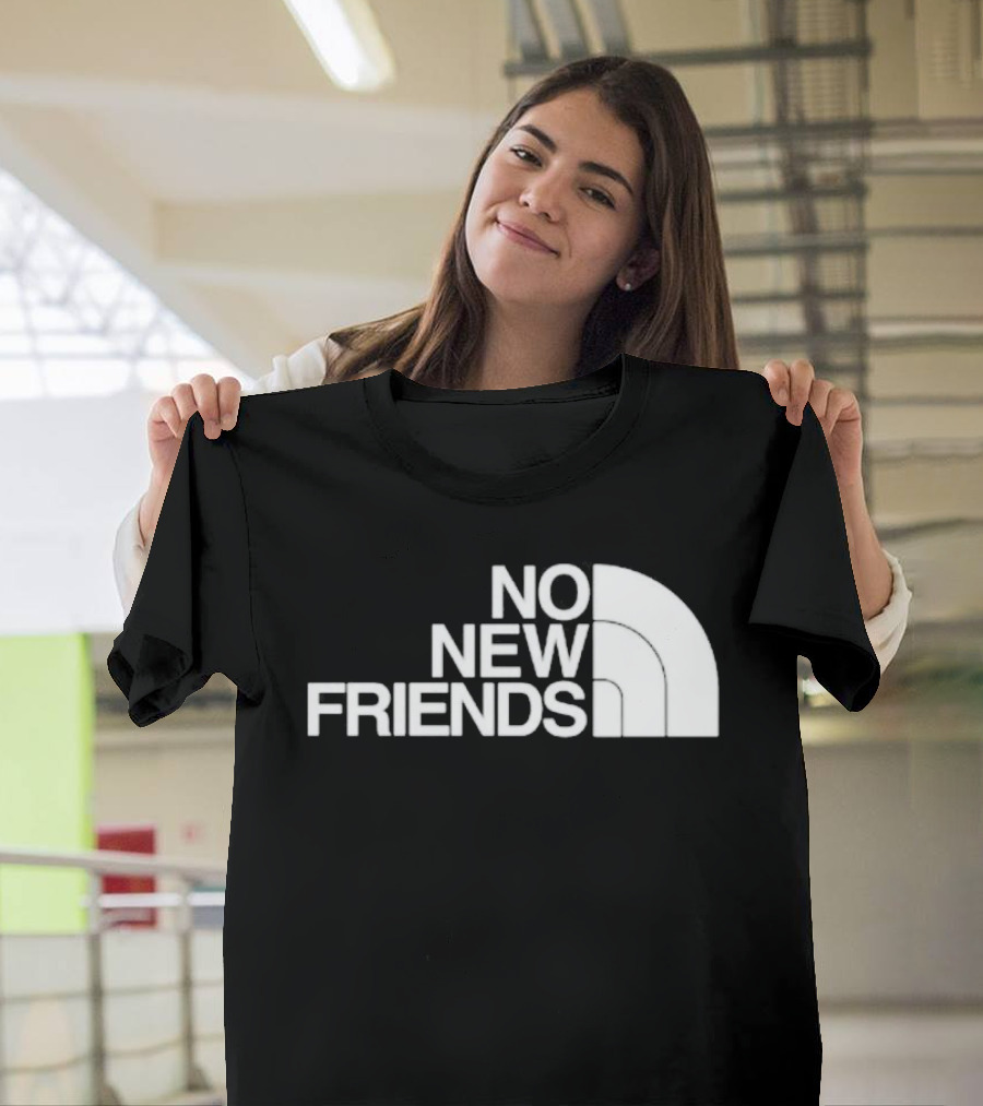 Saosin No New Friends North Face T-Shirt
