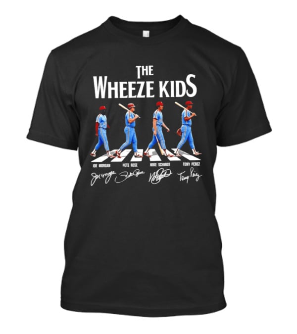 The Wheeze Kids Joe Morgan Pete Rose Mike Schmidt Tony Perez Philadelphia Phillies T-Shirt