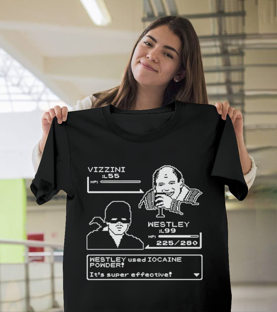 Vizzini Versus Westley Iocaine Powder Battle It's Super Effective T-Shirt