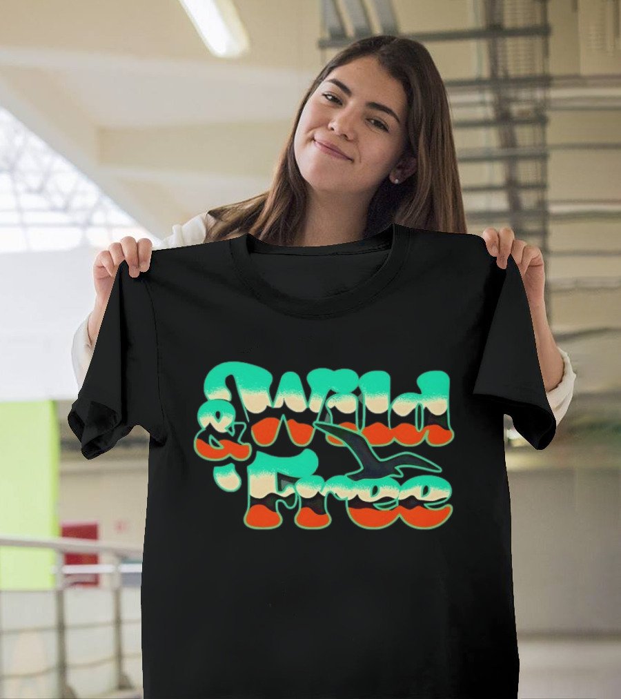 Wild And Free Bird Flight T-Shirt