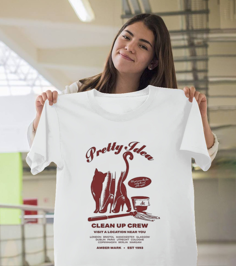 Pretty Idea Clean Up Crew Visit: Denver Columbus Annapolis Albuquerque 1973 T-Shirt