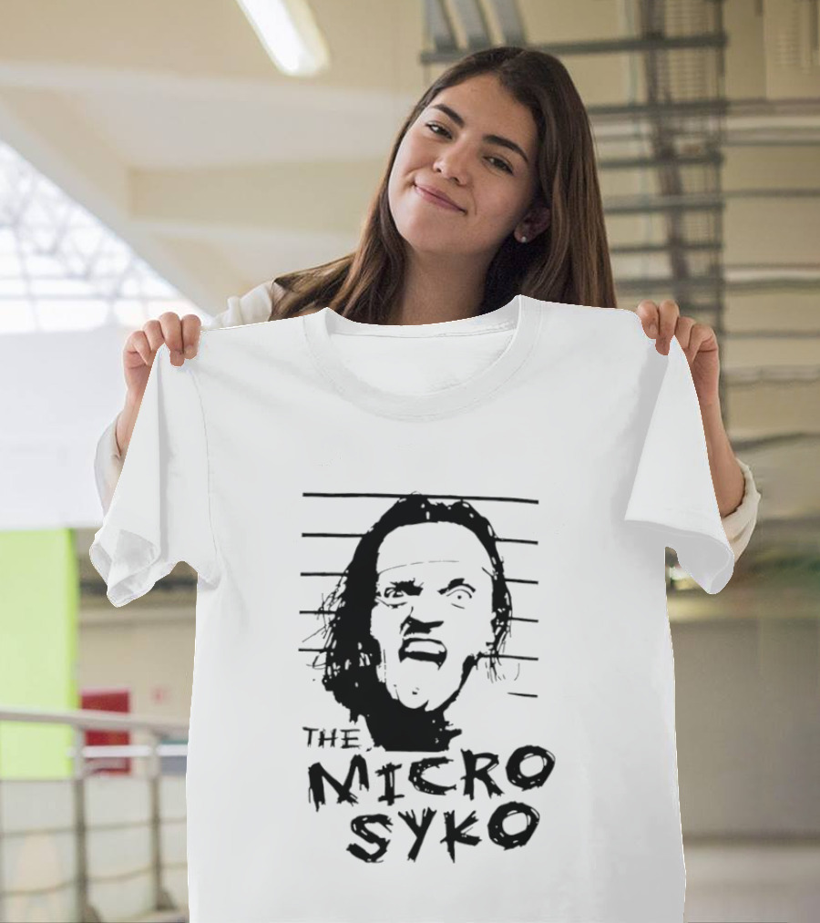 John Weena Wearing The Micro Syko Iconic Face T-Shirt