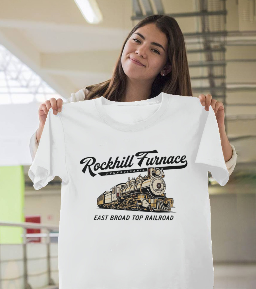 Rockhill Furnace Pennsylvania East Broad Top Railroad Steam Train 12 T-Shirt