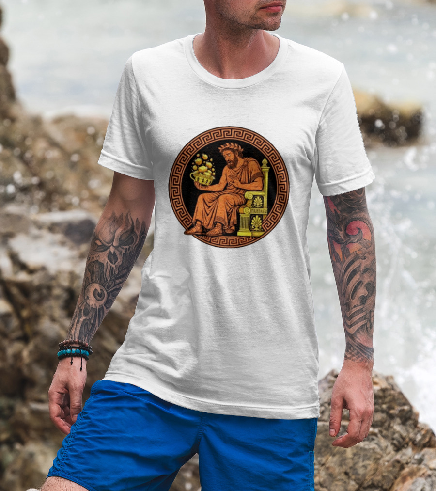 King Midas Ancient Greek Mythology Gold Transformative Touch T-Shirt