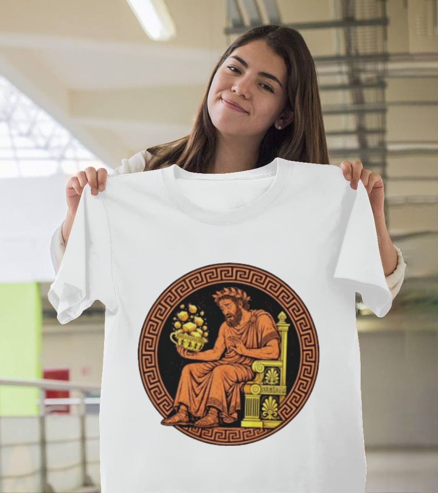 King Midas Ancient Greek Mythology Gold Transformative Touch T-Shirt