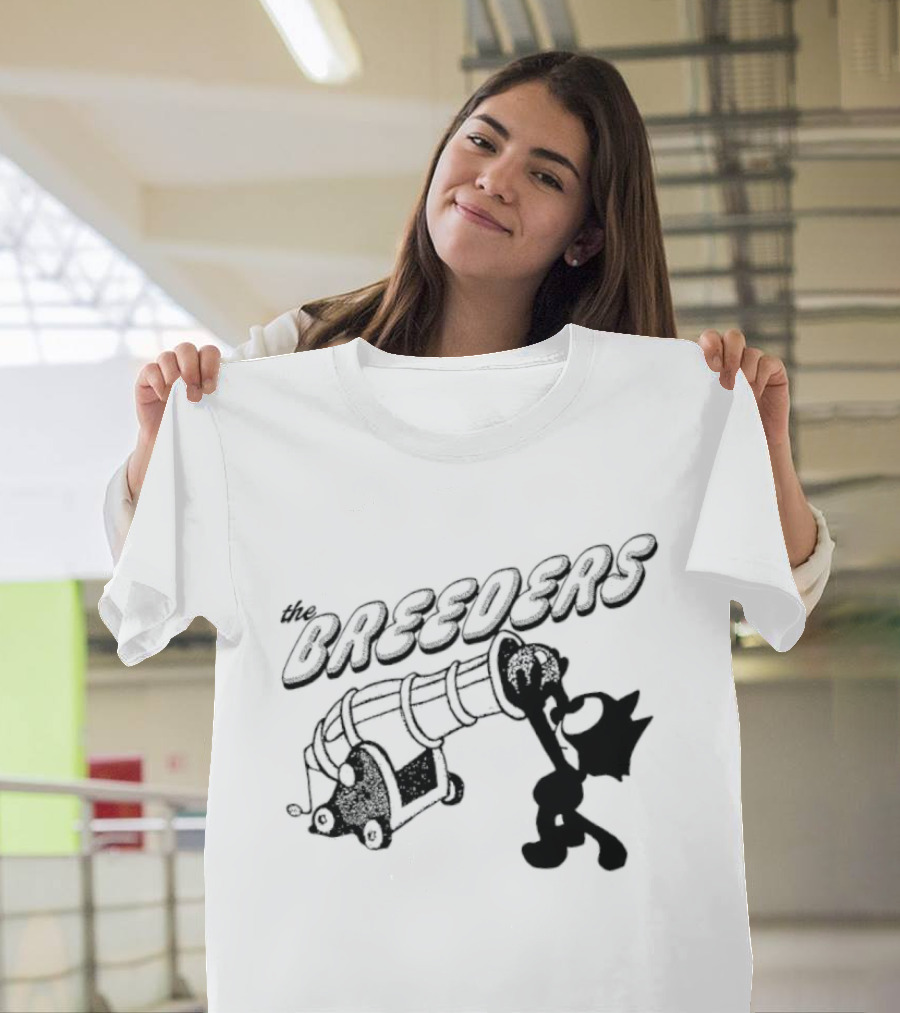 The Breeders Felix The Cat Cannon Alternative Rock T-Shirt