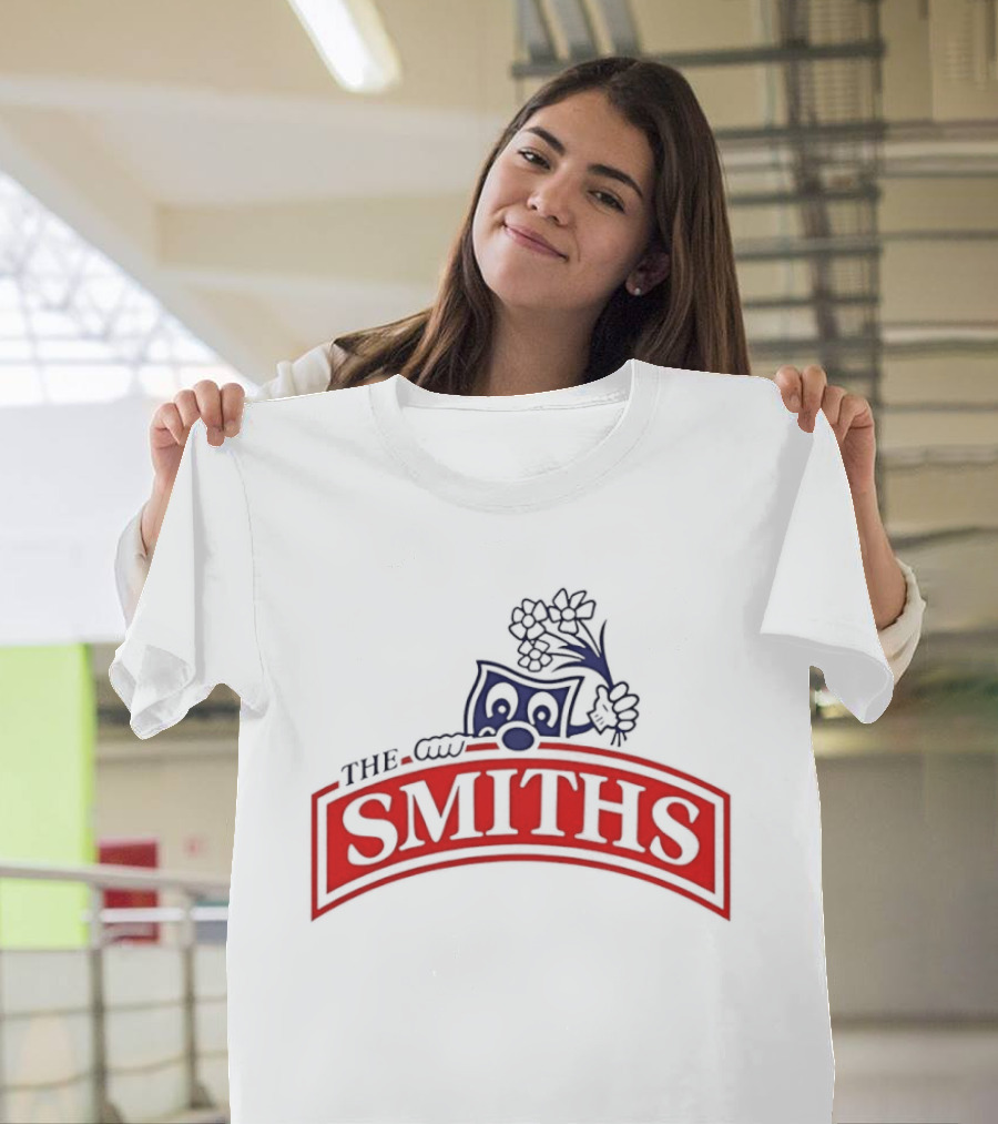 The Smiths Band Indie Rock Morrissey Sneaky Pete Peeking Lilac Daisies T-Shirt