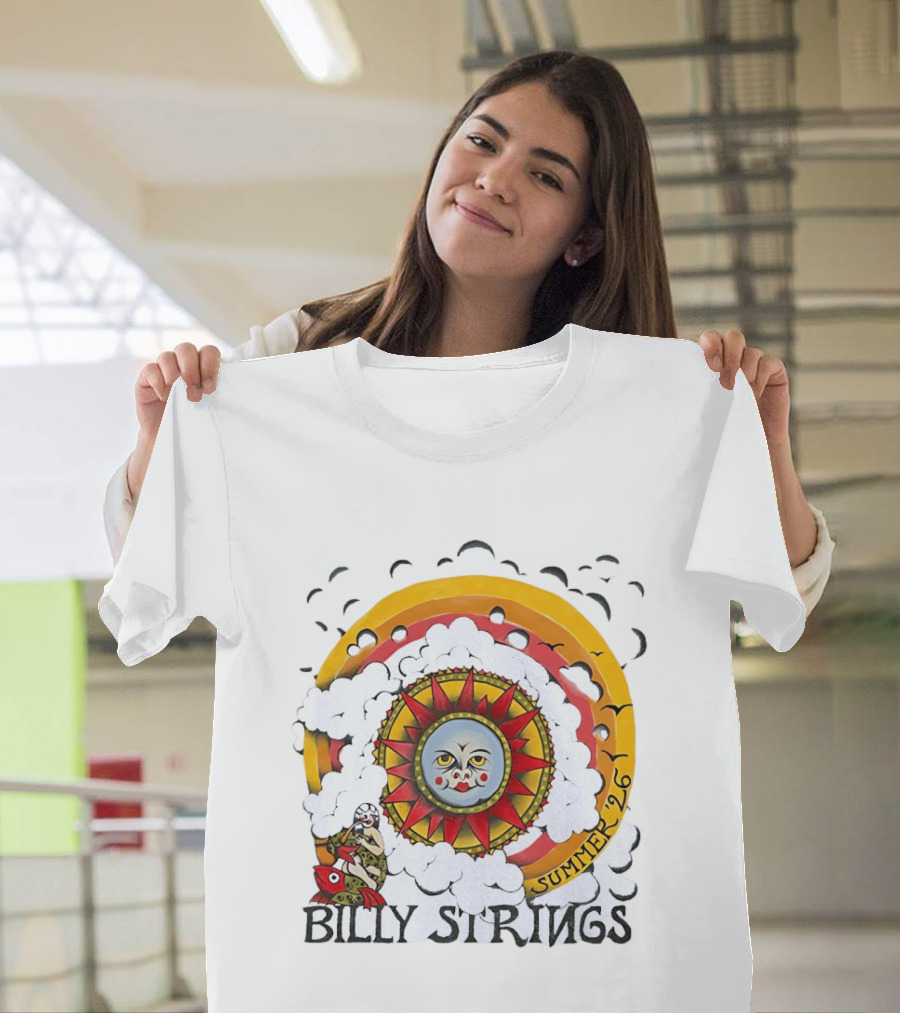 Billy Strings Sun Face Summer 2026 Tour T-Shirt