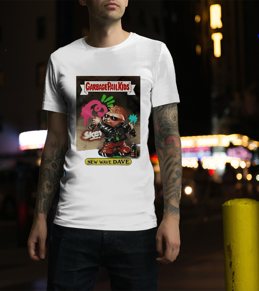 New Wave Dave Garbage Pail Topps T-Shirt
