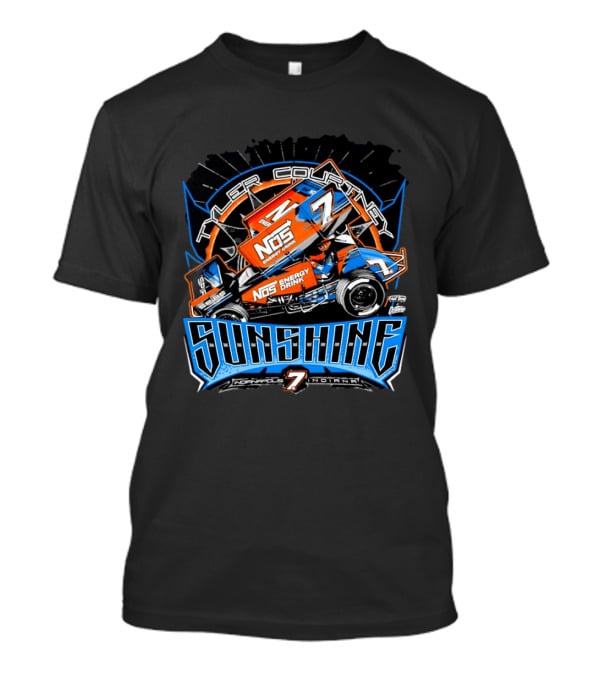 NOS Energy Drink Sprint Car Racing Tyler Courtney Sunshine Indianapolis Indiana T-Shirt