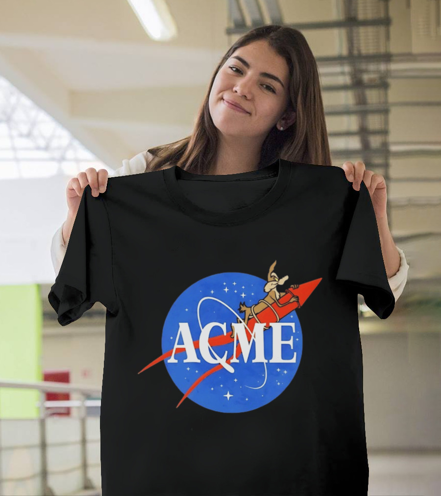 Wile E Coyote ACME Rocket NASA T-Shirt