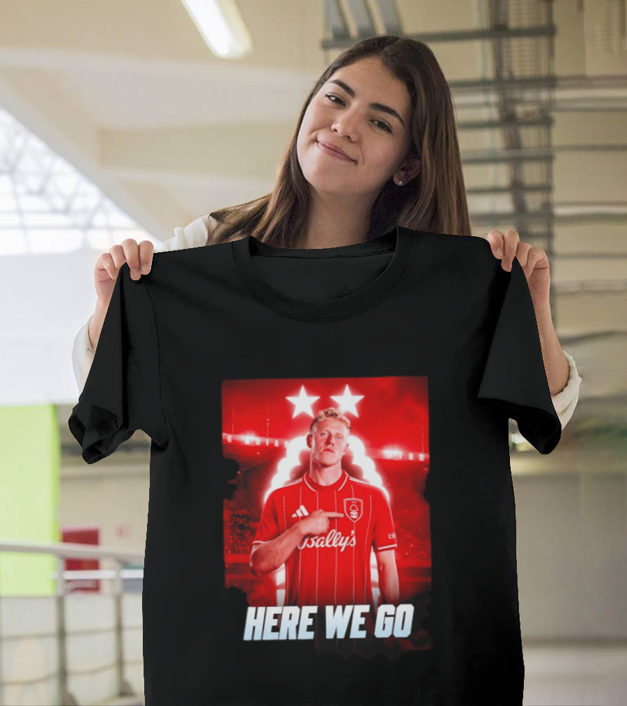 Xaver Schlager Nottingham Forest Here We Go Soccer Edition T-Shirt