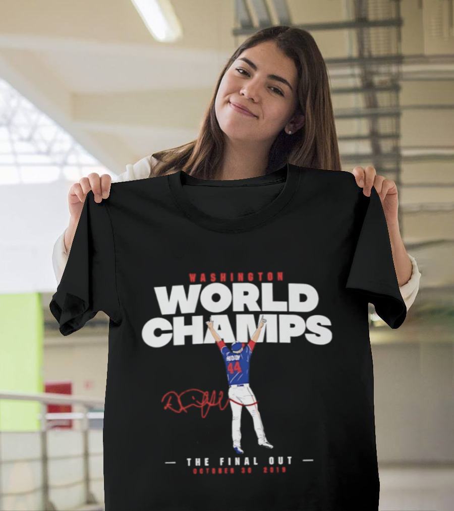 Washington World Champs Daniel Hudson The Final Out October 30 2019 T-Shirt