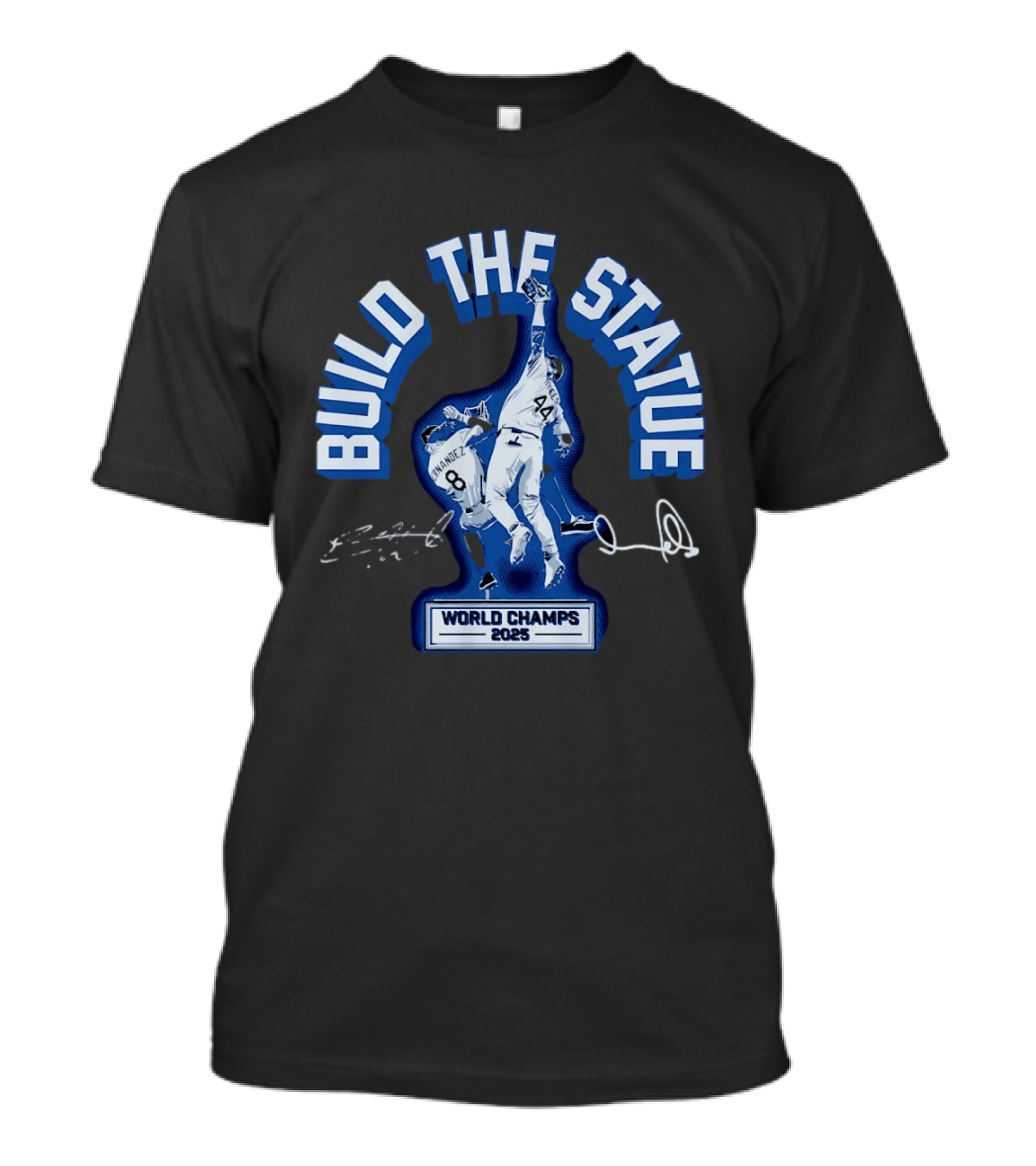 Build The Statue Hernández Pages World Champs 2025 T-Shirt