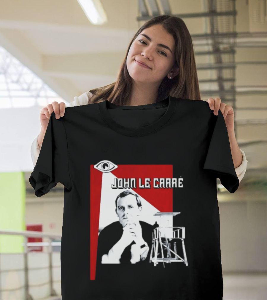John Le Carré Spy Fiction Author Espionage Tower T-Shirt