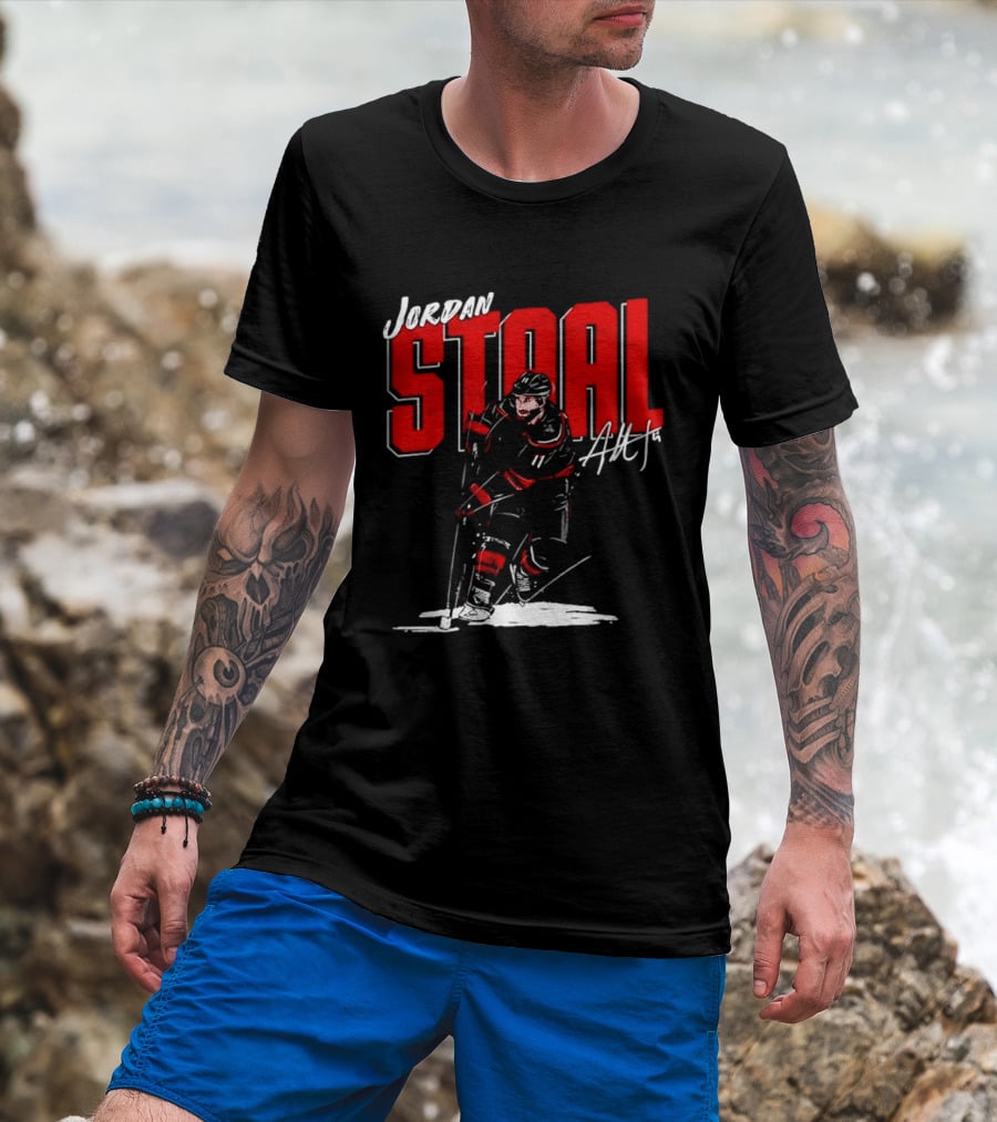 Jordan Staal Carolina Hurricanes Hockey Player Sportswear T-Shirt